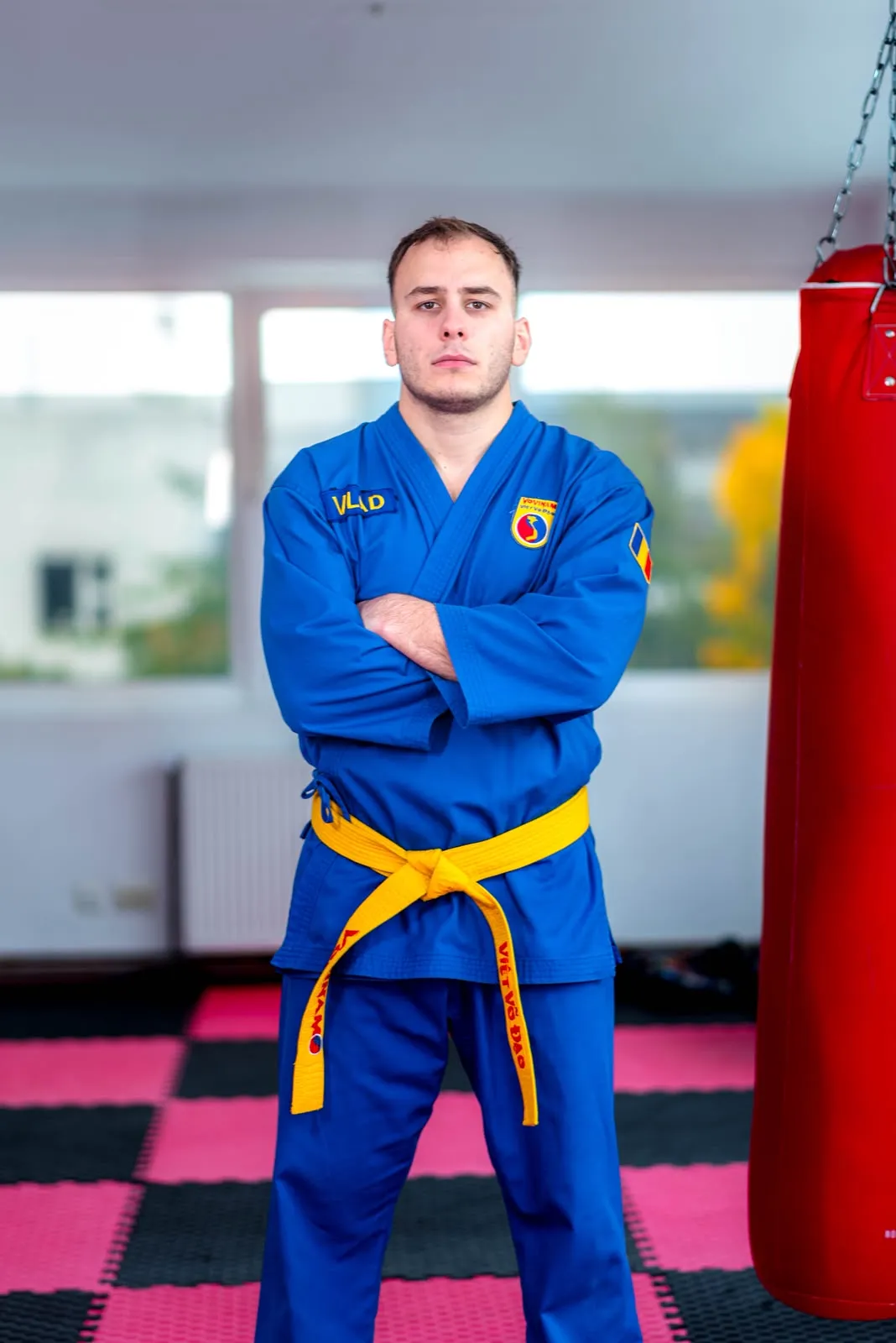 Vlad Băcanu, antrenor Regnum și campion european la Vovinam, în sala clubului